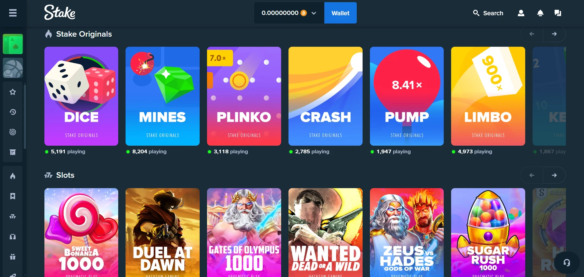 Stake Casino Games